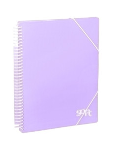 CARPETA FUNDAS TARIFARIO CARCHIVO SOFT PP ARCHIVEX A4  20 F MALVA