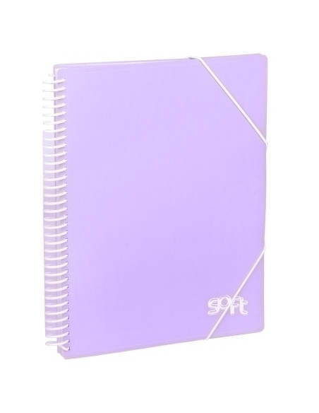 CARPETA FUNDAS TARIFARIO CARCHIVO SOFT PP ARCHIVEX A4  20 F MALVA