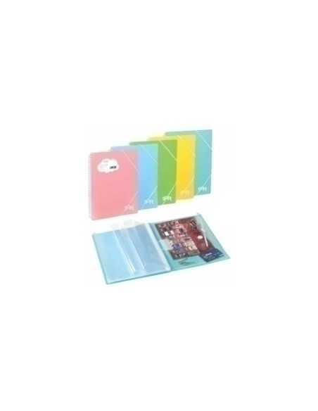CARPETA FUNDAS TARIFARIO CARCHIVO SOFT PP REMOVE A4 40 F EXTRAIBLES SURTIDO 5 col