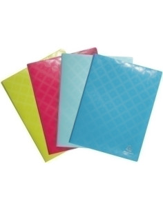 CARPETA FUNDAS TARIFARIO EXACOMPTA 1928 PP SEMI-RIGIDO OPACO A4 20 F SURTIDO 4 col