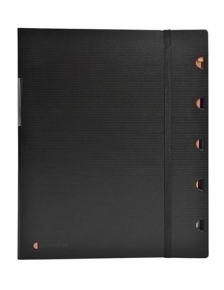 CARPETA FUNDAS TARIFARIO EXACOMPTA ESPIRAL PP EXAVIEW A4 30 F NEGRO