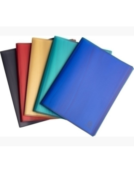 CARPETA FUNDAS TARIFARIO EXACOMPTA OPAK PP RECLICLADO A4 PIEL NARANJA 100 F SURTIDOS 5 col