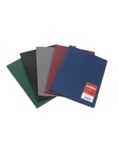 CARPETA FUNDAS TARIFARIO GRAFOPLAS PP FLEXIBLE POLIPLAS OPACO F 20 F GRANATE