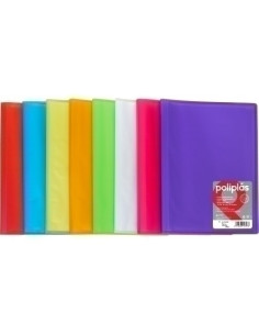 CARPETA FUNDAS TARIFARIO GRAFOPLAS PP FLEXIBLE POLIPLAS TRANS F 50 F TRASLUCIDO