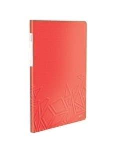 CARPETA FUNDAS TARIFARIO LEITZ URBAN CHIC PP A4 20 F ROJO