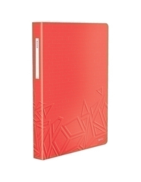 CARPETA FUNDAS TARIFARIO LEITZ URBAN CHIC PP A4 80 F ROJO