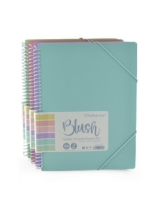 CARPETA FUNDAS TARIFARIO OFFICE BOX ESPIRAL PP A4 BLUSH 20 F SURTIDO 4 Colores