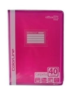 CARPETA FUNDAS TARIFARIO OFFICE BOX PP A4 COLORLINE 40 F