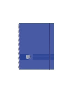 CARPETA FUNDAS TARIFARIO OXFORD LIVE&GO ESPIRAL PP A4 40 F CON GOMA AZUL MARINO