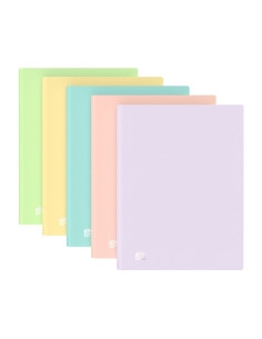 CARPETA FUNDAS TARIFARIO OXFORDELBA URBAN PP TRANSLUCIDO A4 40 F PASTELES SURTIDO 5 col