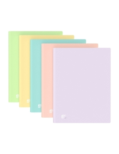 CARPETA FUNDAS TARIFARIO OXFORDELBA URBAN PP TRANSLUCIDO A4 40 F PASTELES SURTIDO 5 col