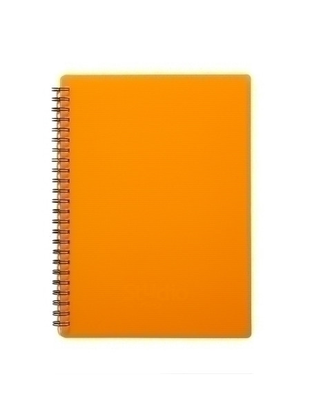 CARPETA FUNDAS TARIFARIO PARDO STUDIO STYLE ESPIRAL PP F 20 F NARANJA