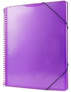 CARPETA FUNDAS TARIFARIO PRYSE PP PERSONALIZABLE A4 30 F LILA