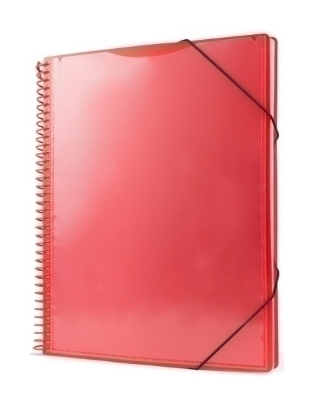 CARPETA FUNDAS TARIFARIO PRYSE PP PERSONALIZABLE A4 30 F ROJO