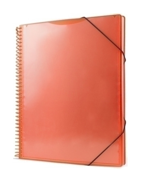 CARPETA FUNDAS TARIFARIO PRYSE PP PERSONALIZABLE A4 40 F NARANJA