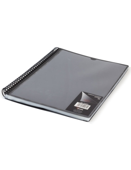 CARPETA FUNDAS TARIFARIO PRYSE PP PERSONALIZABLE A4 60 F OPACO NEGRO