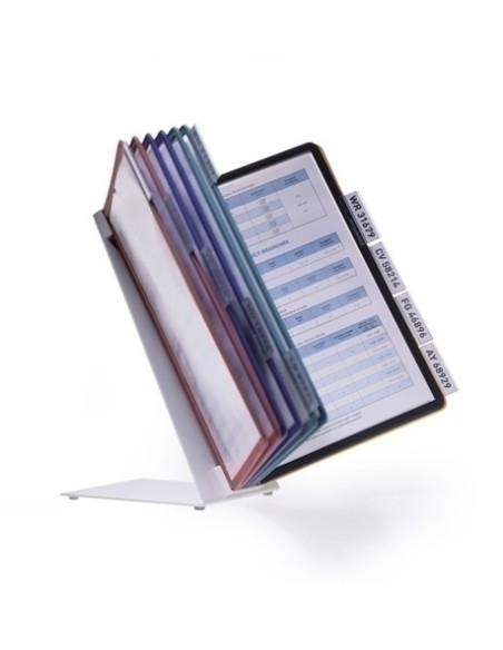 CARPETA FUNDAS TARIFARIO VARIO TABLE 10 DE SOBREMESA METALICO A4 10 F SHERPA SURTIDO
