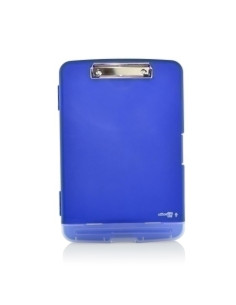 CARPETA PORTADOCUMENTOS OFFICE BOX DYNAMIC CAJA con PINZA MINICLIP SUPERIOR AZUL