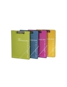 CARPETA con PINZA MINICLIP SUPERIOR CARCHIVO IMMAGINE CARTON RECICLADO A4 CON TAPA FUCSIA