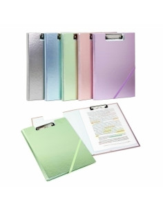 CARPETA con PINZA MINICLIP SUPERIOR CARCHIVO METAL A4 SURTIDO