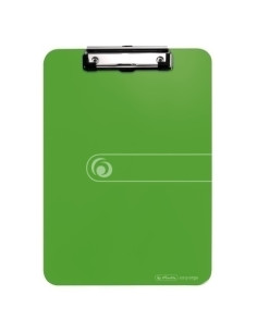 CARPETA con PINZA PORTABLOCS  HERLITZ A4 VERDE 11226610