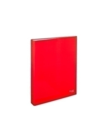 CARPETA de ANILLAS CARCHIVO LUZ CARTON PLASTIFICADO BRILLO F-XL 2 an 40mm FUCSIA