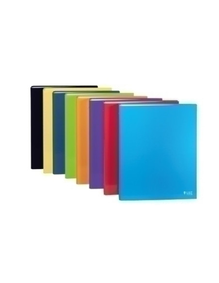 CARPETA de ANILLAS CARCHIVO LUZ CARTON PLASTIFICADO BRILLO F-XL 4 an 25mm AMARILLO