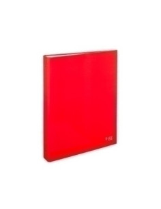 CARPETA de ANILLAS CARCHIVO LUZ CARTON PLASTIFICADO BRILLO F-XL 4 an 40mm FUCSIA