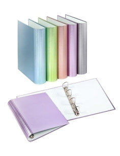 CARPETA de ANILLAS CARCHIVO METAL CARTON PLASTIFICADO BRILLO A4 4 anMIXTA 25mm SURTIDO 5 col