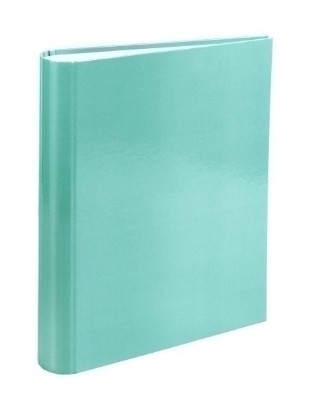 CARPETA de ANILLAS CARCHIVO SOFT CARTON PLASTIFICADO BRILLO A4 2 anMIXTA 25mm MENTA