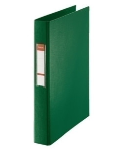 CARPETA de ANILLAS ESSELTE PVC OFICINA F 2 anMIXTAS 25mm VERDE