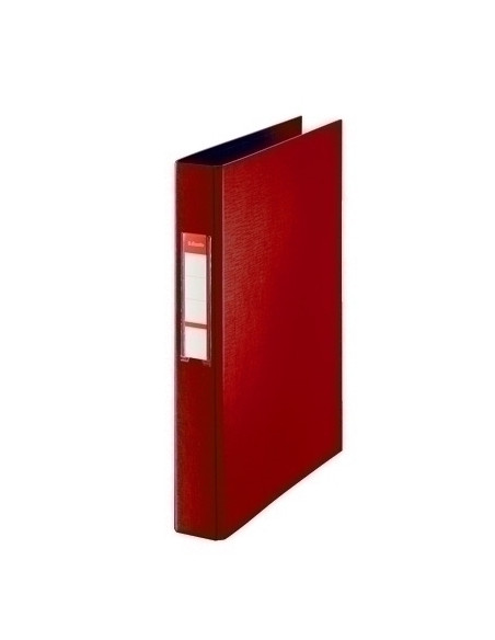 CARPETA de ANILLAS ESSELTE PVC OFICINA F 4 anMIXTAS 25mm ROJO