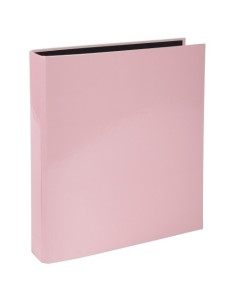 CARPETA de ANILLAS EXACOMPTA AQUAREL CARTON FORRADO A4 2 an 25mm ROSA