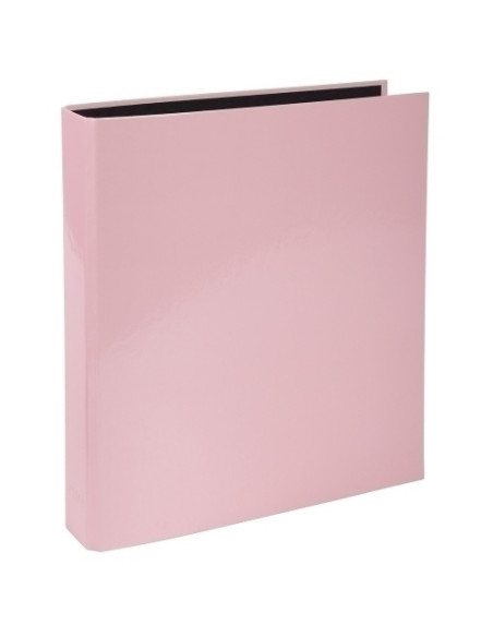 CARPETA de ANILLAS EXACOMPTA AQUAREL CARTON FORRADO A4 2 an 25mm ROSA