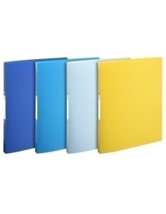 CARPETA de ANILLAS EXACOMPTA BEE BLUE PP A4 2 an 15mm SURTIDO 4 col