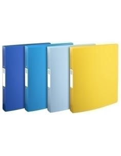 CARPETA de ANILLAS EXACOMPTA BEE BLUE PP A4 2 an 30mm SURTIDO 4 col