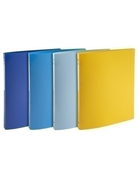 CARPETA de ANILLAS EXACOMPTA BEE BLUE PP A4 4 an 15mm SURTIDO 4 col