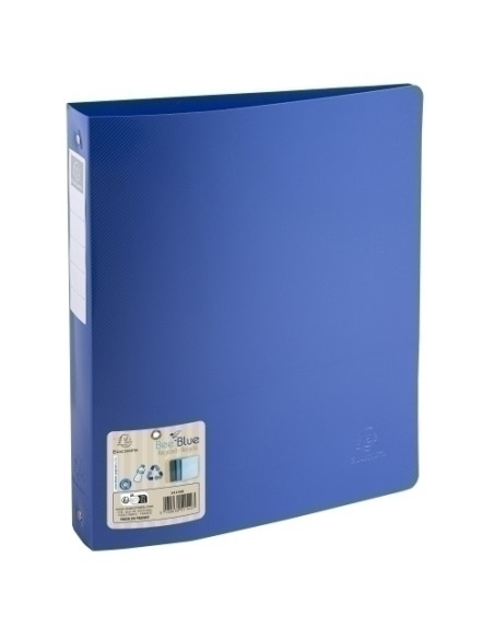 CARPETA de ANILLAS EXACOMPTA BEE BLUE PP A4 4 an 30mm AZUL MARINO