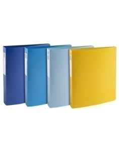 CARPETA de ANILLAS EXACOMPTA BEE BLUE PP A4 4 an 30mm SURTIDO 4 col