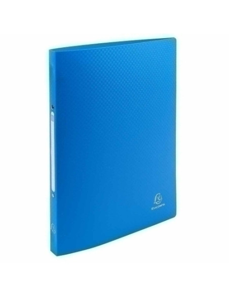 CARPETA de ANILLAS EXACOMPTA PP A4 2 anREDONDA 15mm AZUL
