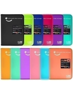 CARPETA de ANILLAS GRAFOPLAS LIKE2 PP A4 4 anMIXTAS 25mm CON CREMALLERA MINT