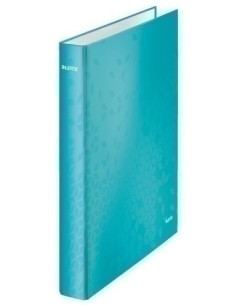 CARPETA de ANILLAS LEITZ WOW A4 180 2 anMIXTAS 25mm TURQUESA