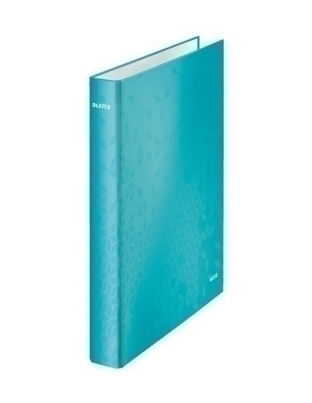 CARPETA de ANILLAS LEITZ WOW A4 180 2 anMIXTAS 25mm TURQUESA