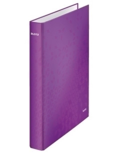 CARPETA de ANILLAS LEITZ WOW A4 180 2 anMIXTAS 25mm VIOLETA