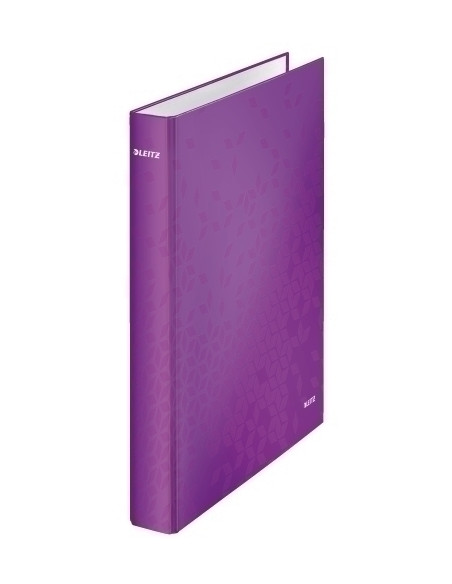 CARPETA de ANILLAS LEITZ WOW A4 180 2 anMIXTAS 25mm VIOLETA