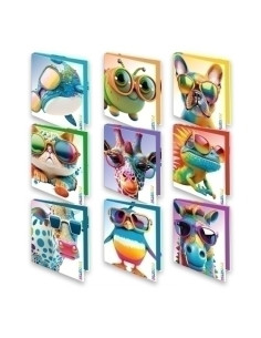 CARPETA de ANILLAS MITAMA COLECCION ANIMAL 27x32cm  4 an 30mm COLORES SURTIDOS