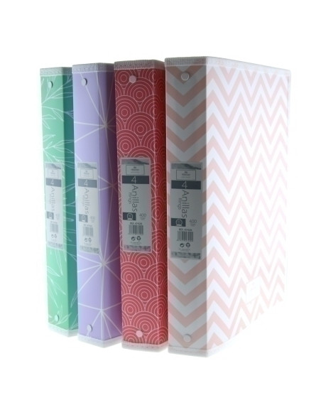 CARPETA de ANILLAS OFFICE BOX PP A4 4 an40mm NORTH GLACE