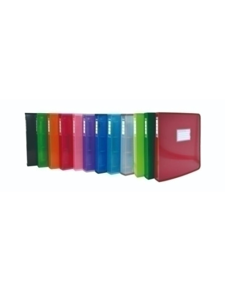 CARPETA de ANILLAS OFFICE BOX PP COLORLINE A4 2 anMIXTAS 25mm