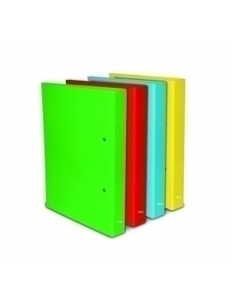 CARPETA de ANILLAS PARDO STUDIO STYLE CARTON EXTRA FORRADO F 4 an 40mm VERDE
