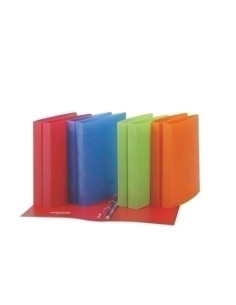 CARPETA de ANILLAS PARDO STUDIO STYLE PP F 4 anMIXTAS 25mm ROJO